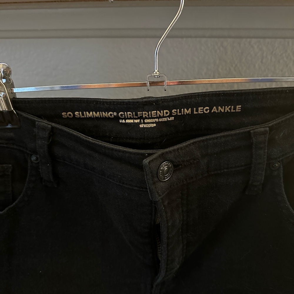 Chico's Jet Black Skinny Jeans